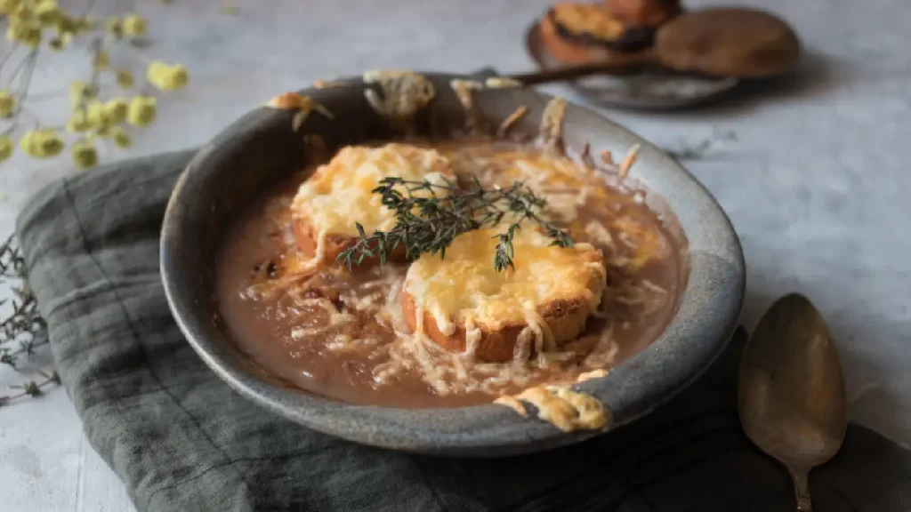 recipe for French onion soup without wine